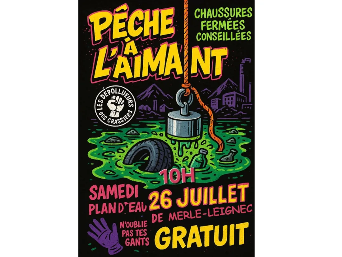 Journée découverte pêche à l'aimant à Merle-Leignec