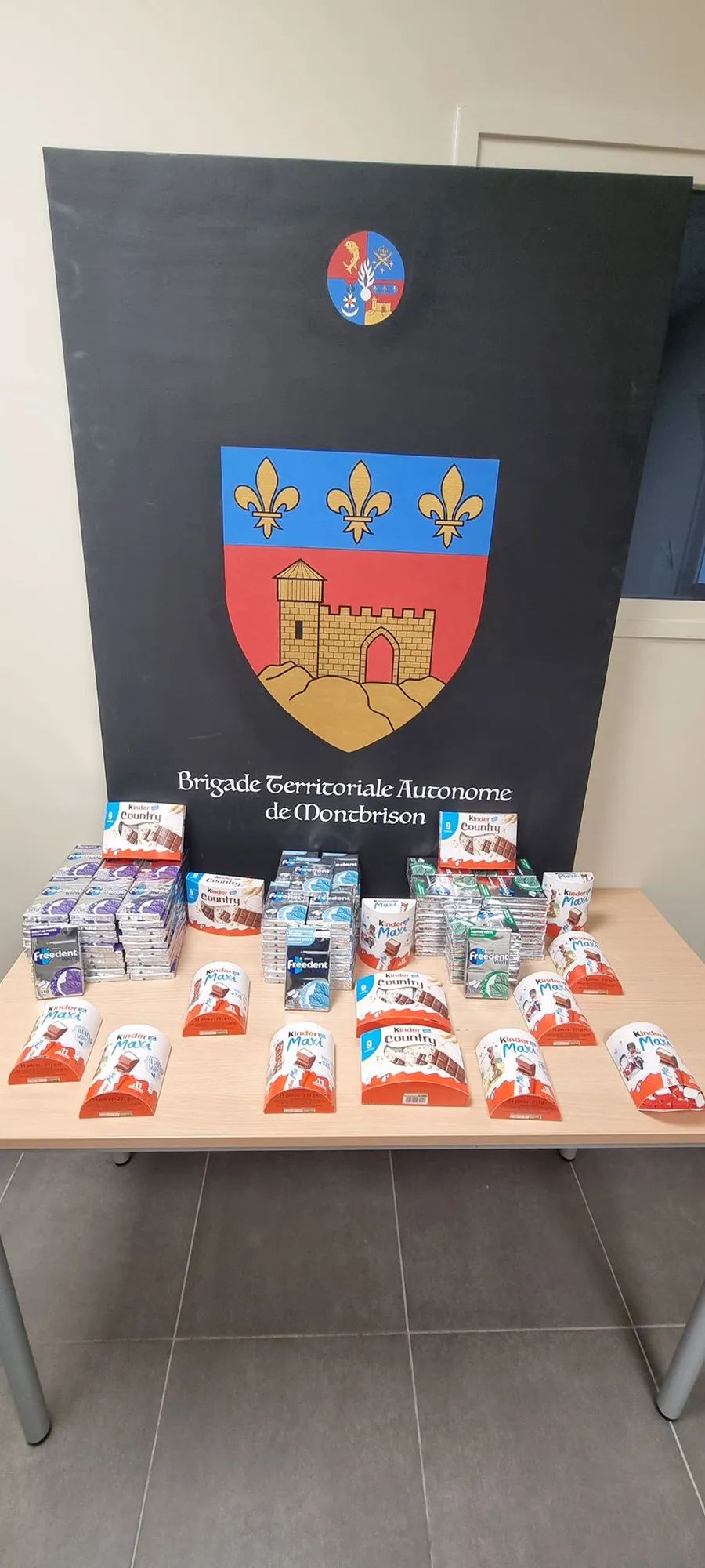 Les produits volés.