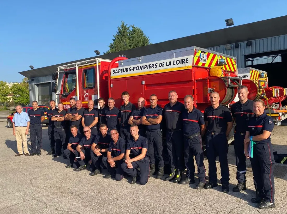 20 pompiers ligériens sont partis à Aix-en-Provence pour se tenir prêt si un incendie se déclare
