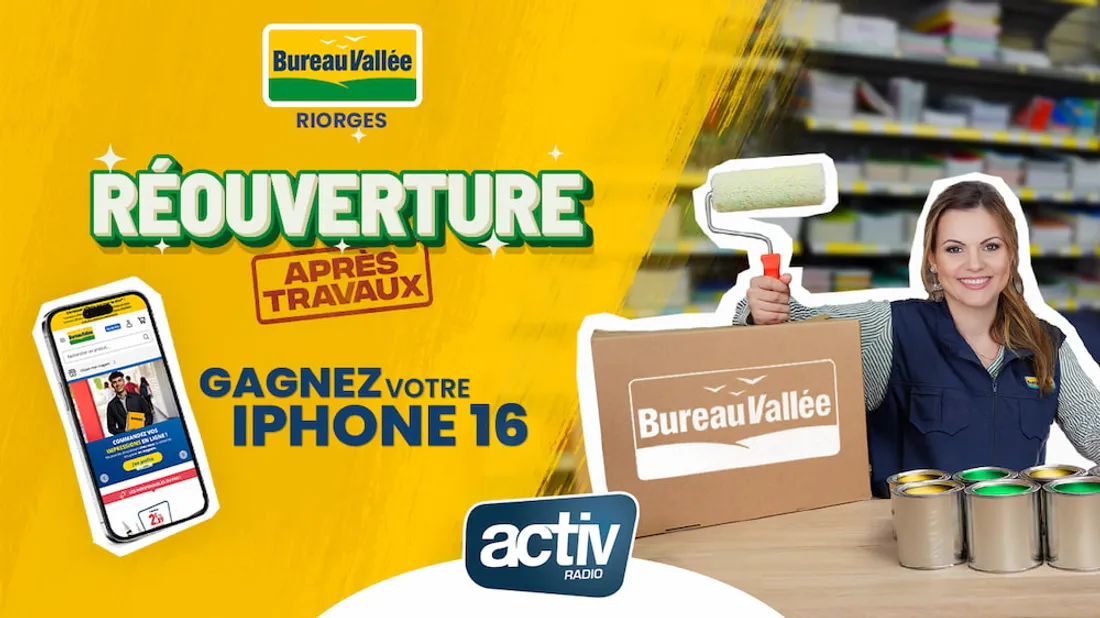 Jeu - Réouverture Bureau Vallée Riorges