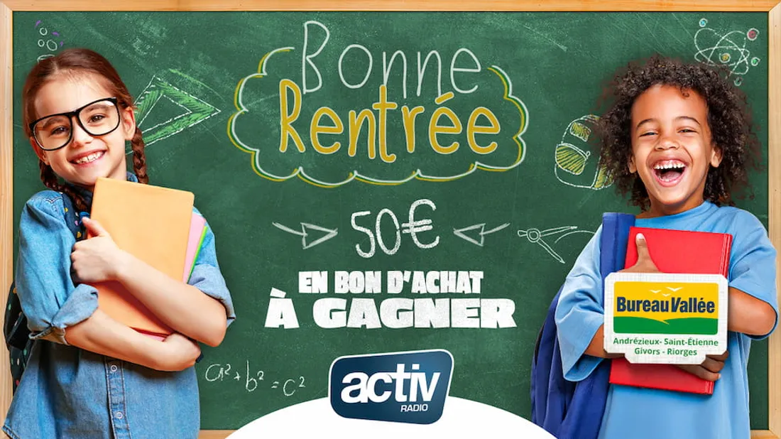 Jeu antenne - Bonne rentrée avec Bureau Vallee