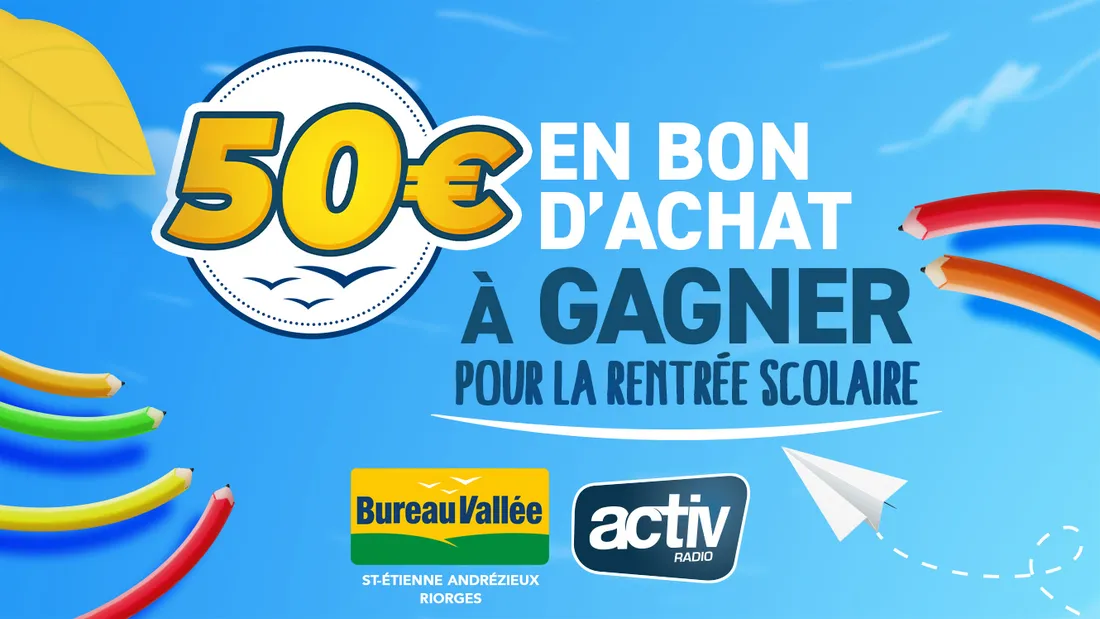 50€ en bon d'achat à gagner chez Bureau Vallée avec ACTIV