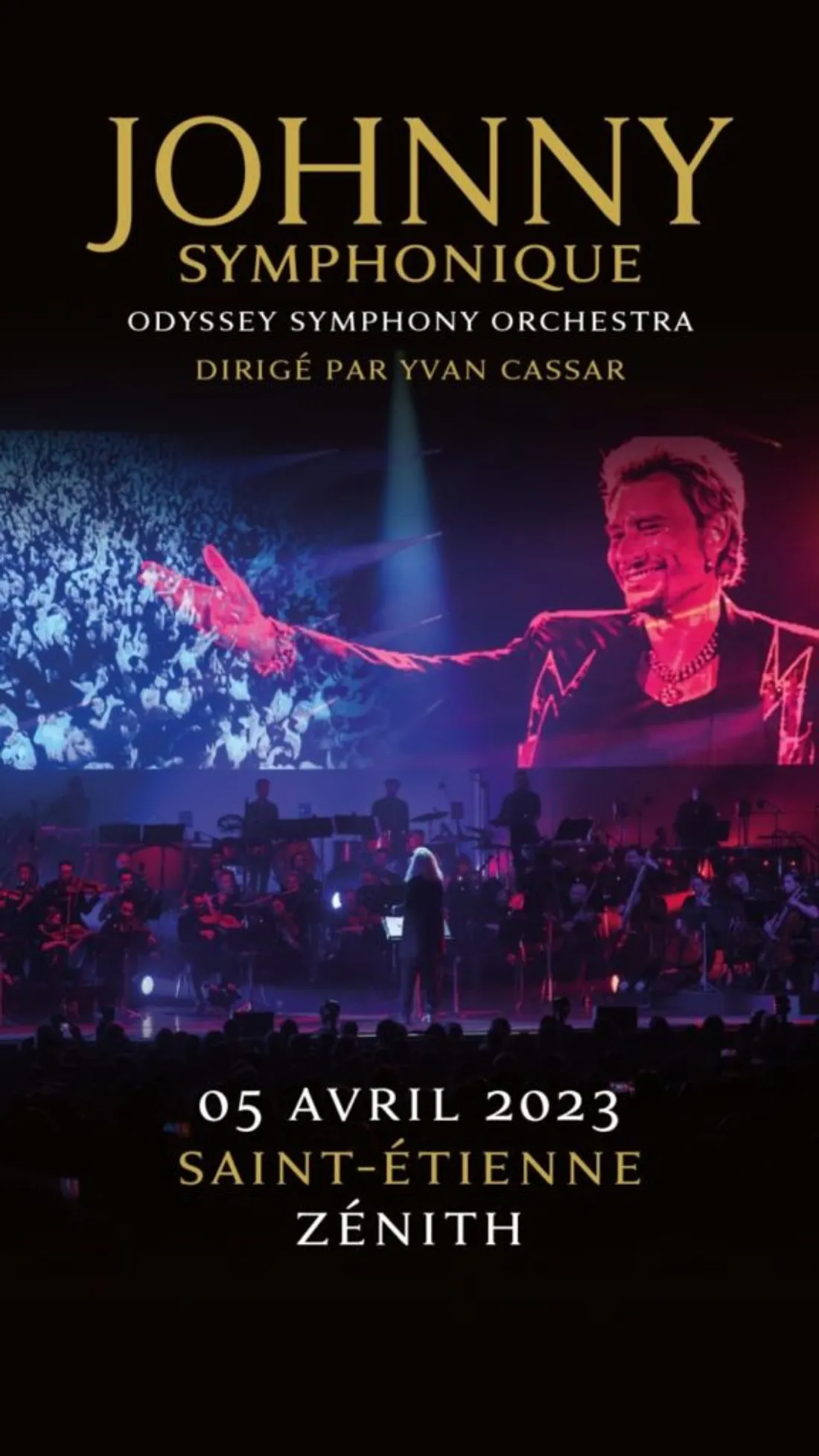 Johnny Symphonique Tour au Zénith de St-Etienne.