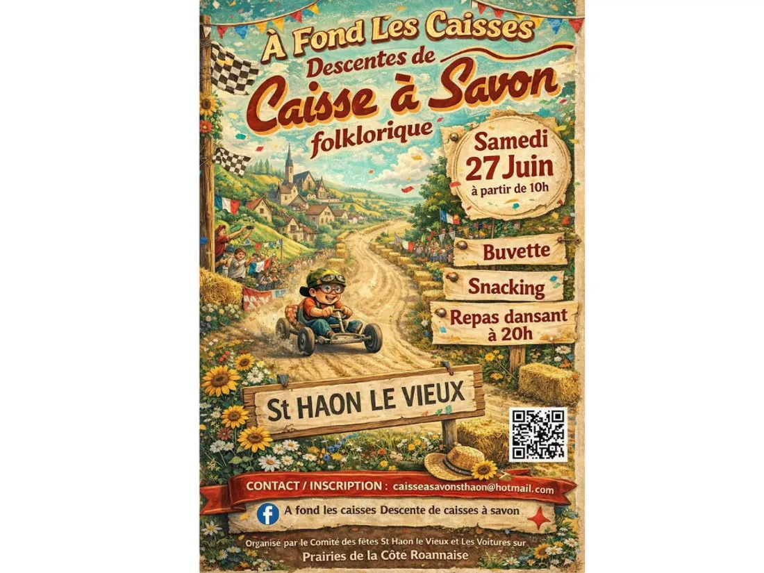 Descentes de caisses à savon à St-Haon-le-Vieux