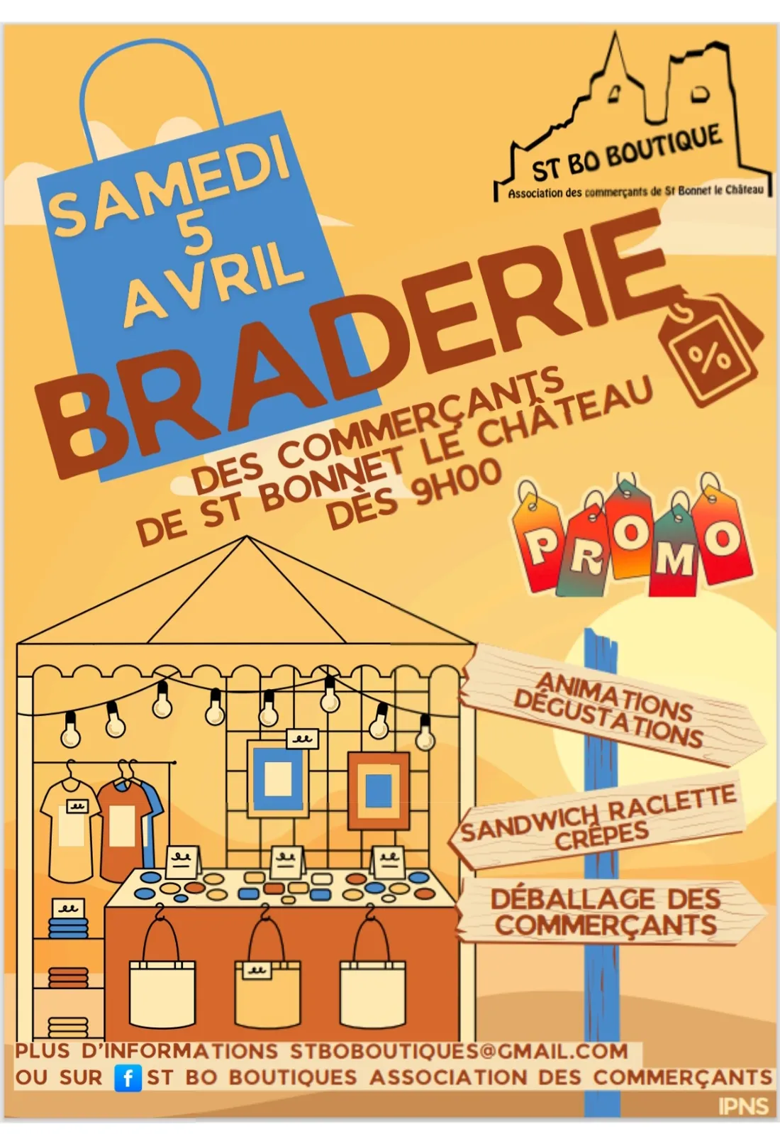 Braderie des commerçants de St-Bonnet-le-Château