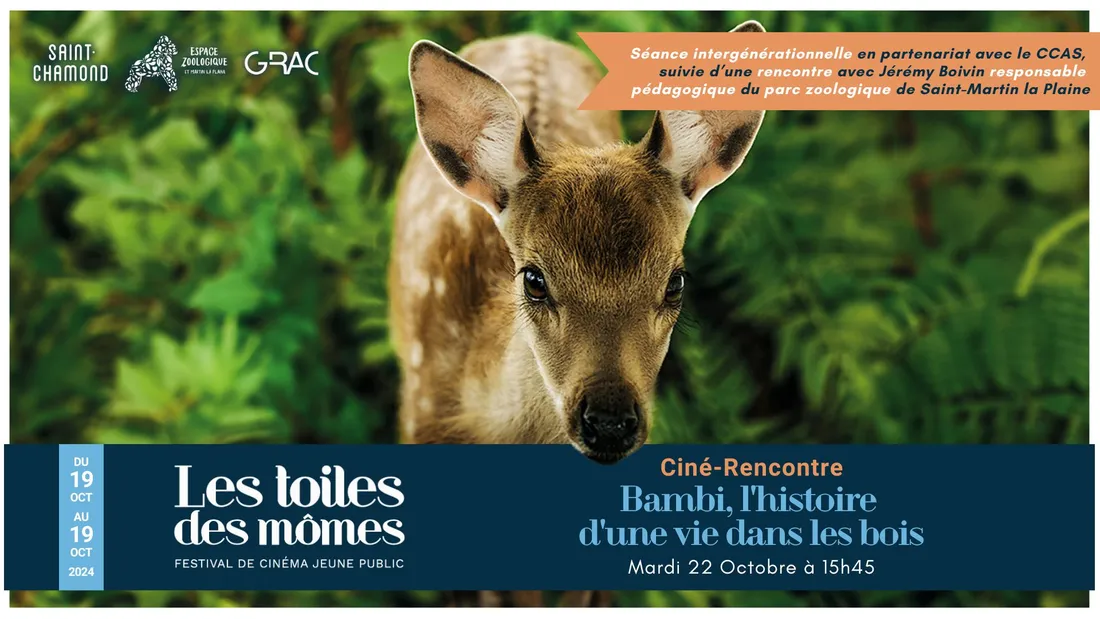 "Bambi, l'histoire d'une vie dans les bois" à St-Chamond