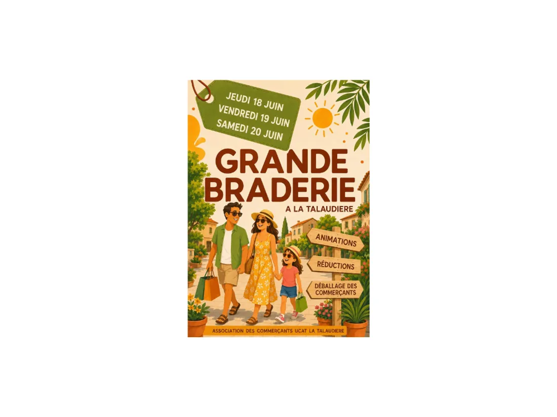 Grande braderie à La Talaudière