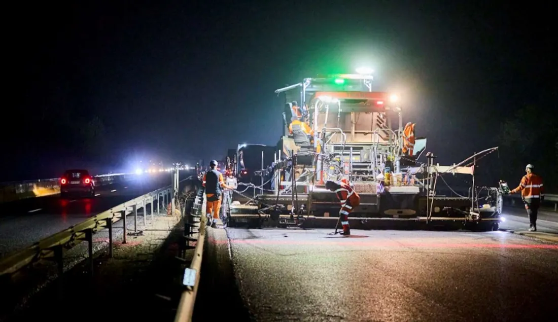 Les travaux de nuit.