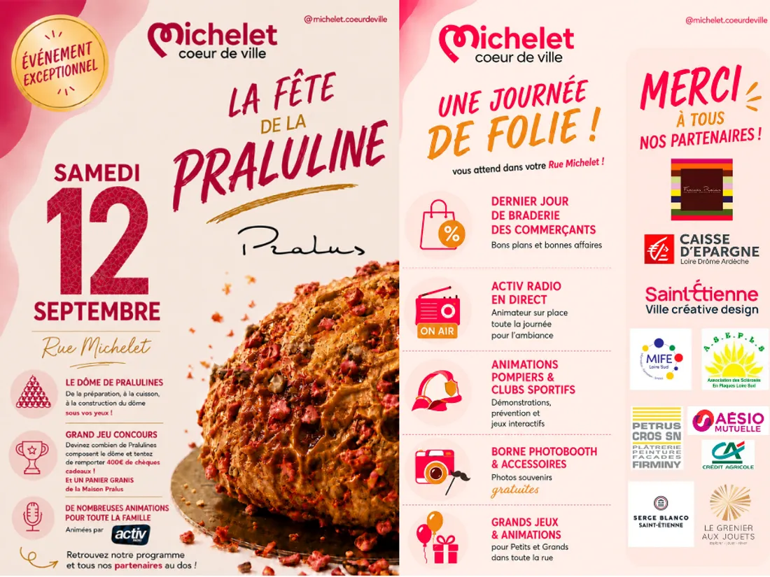 Rentrée des commerçants de la rue Michelet à St-Etienne !