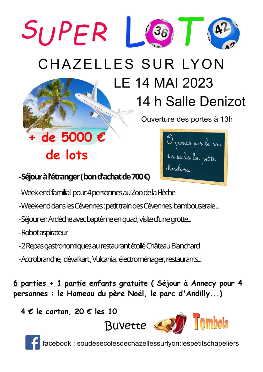 Loto du Sou des Ecoles de Chazelles-sur-Lyon