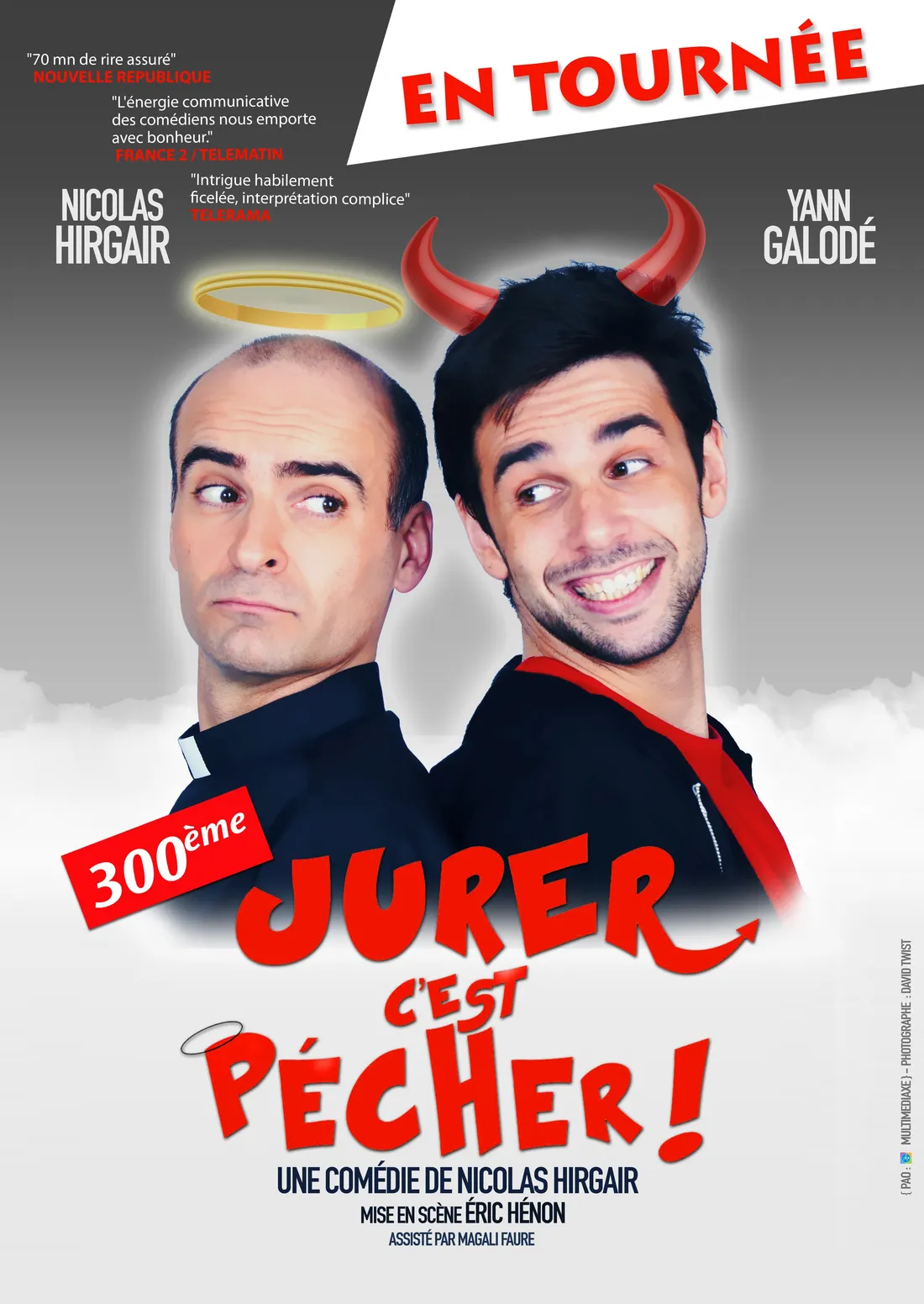 Théâtre "Jurer c'est pêcher !" à Villars