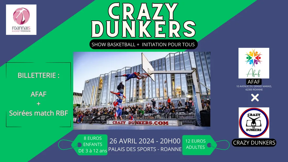 Show Crazy Dunkers à Roanne