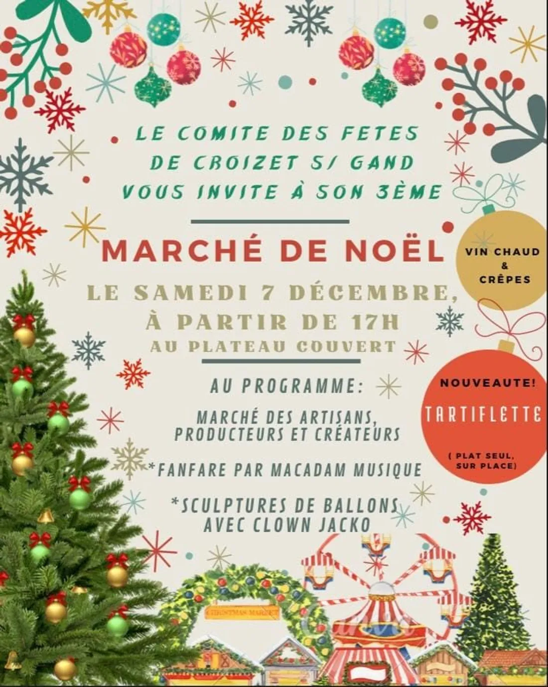 Marché de Noel à Croizet-sur-Gand