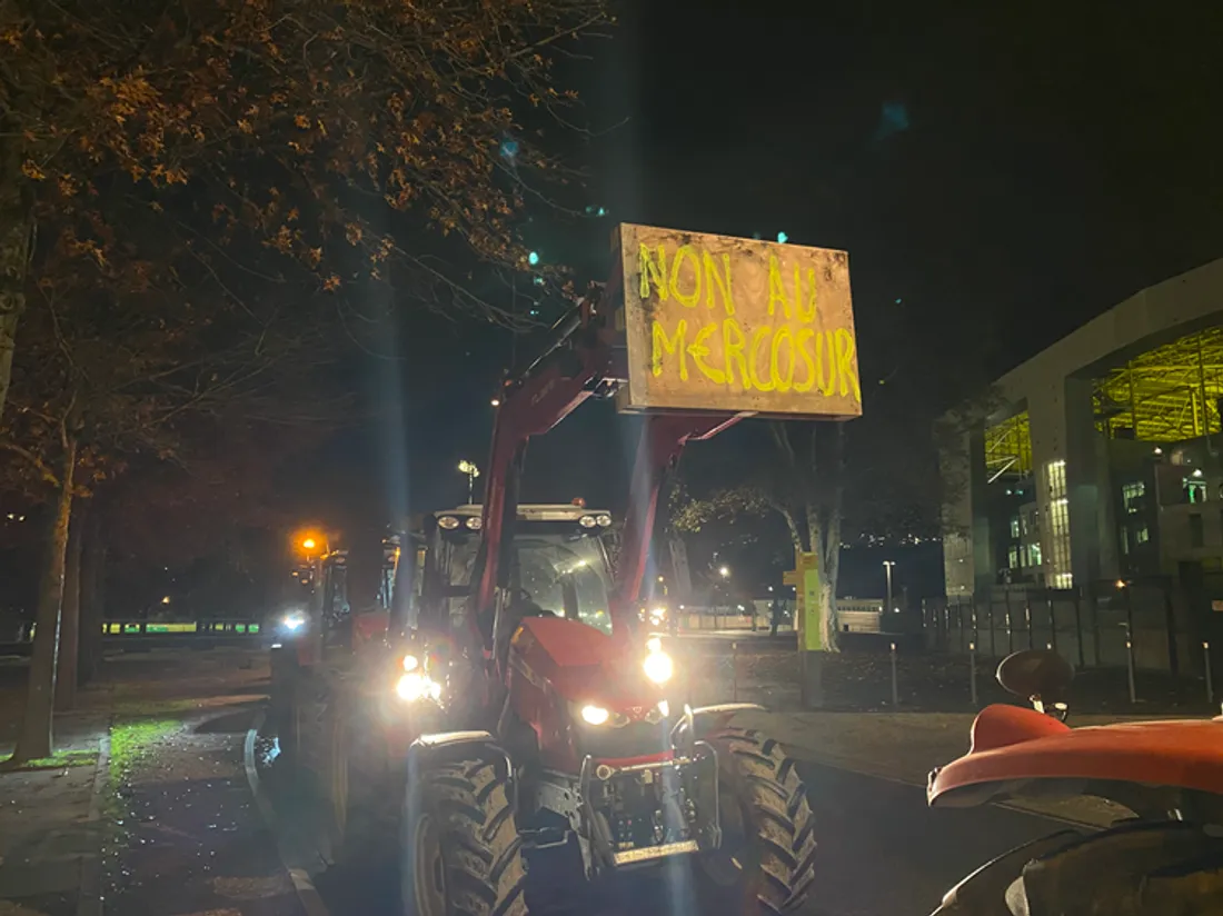 Agriculteurs manifestation saint-étienne