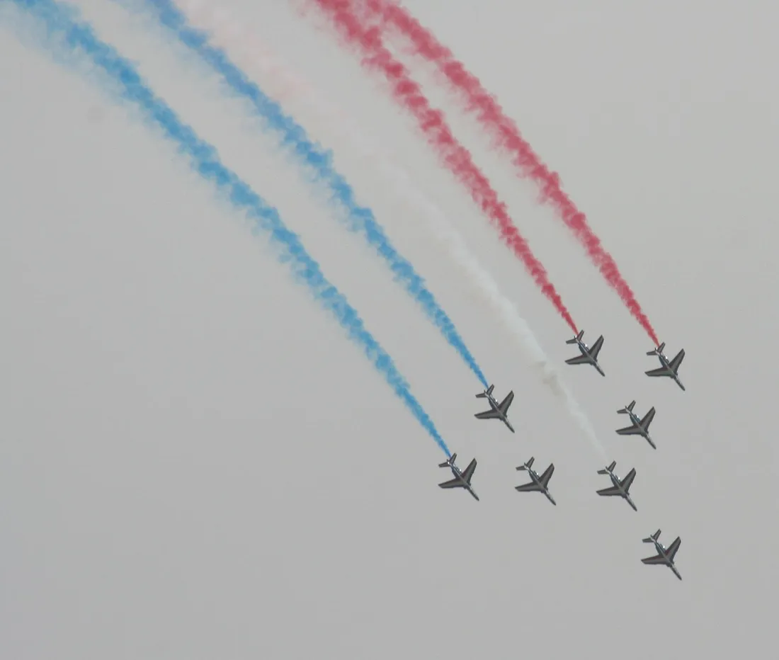 La patrouille de France.