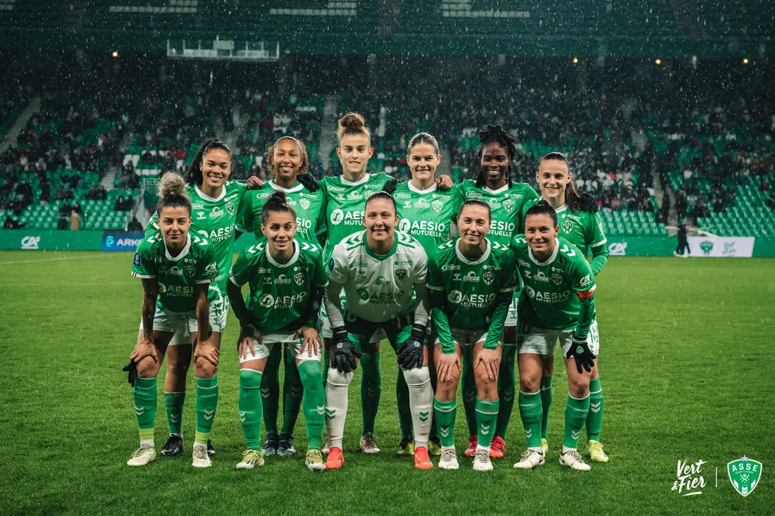 Les féminines de l'ASSE.
