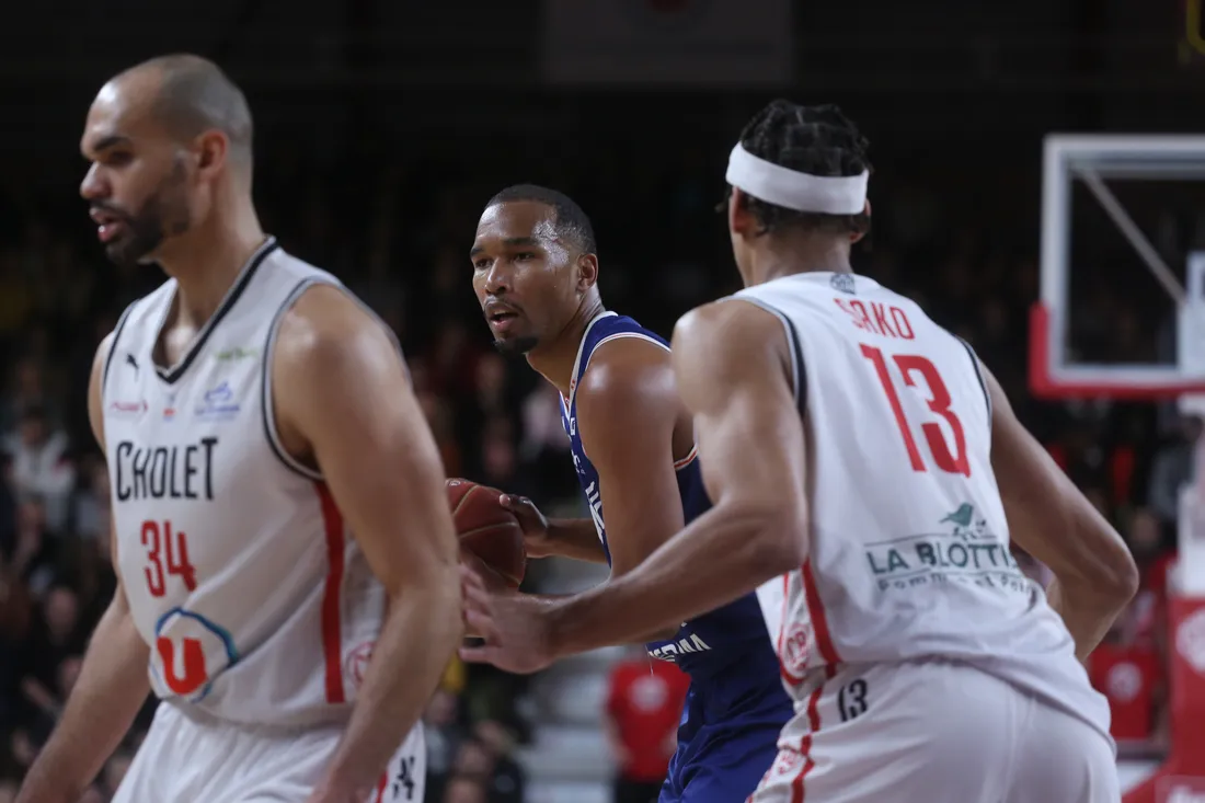 Basket : Morin lors de Cholet - Chorale (81-74)