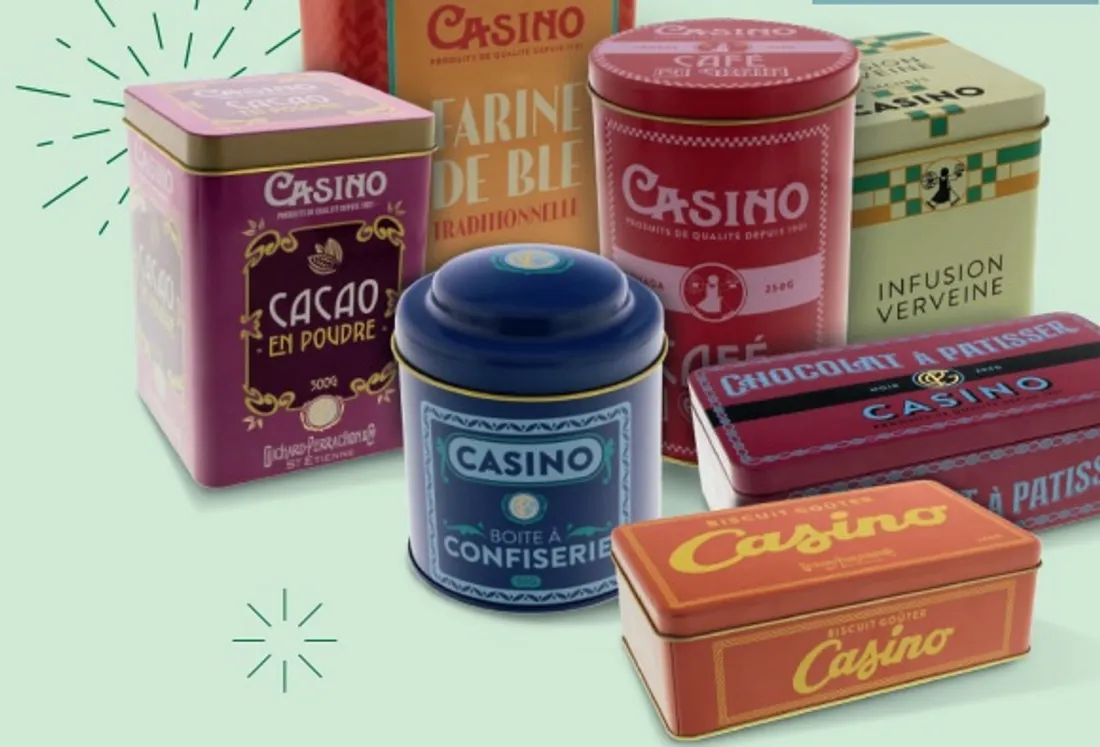 Les boites "rétro" de Casino