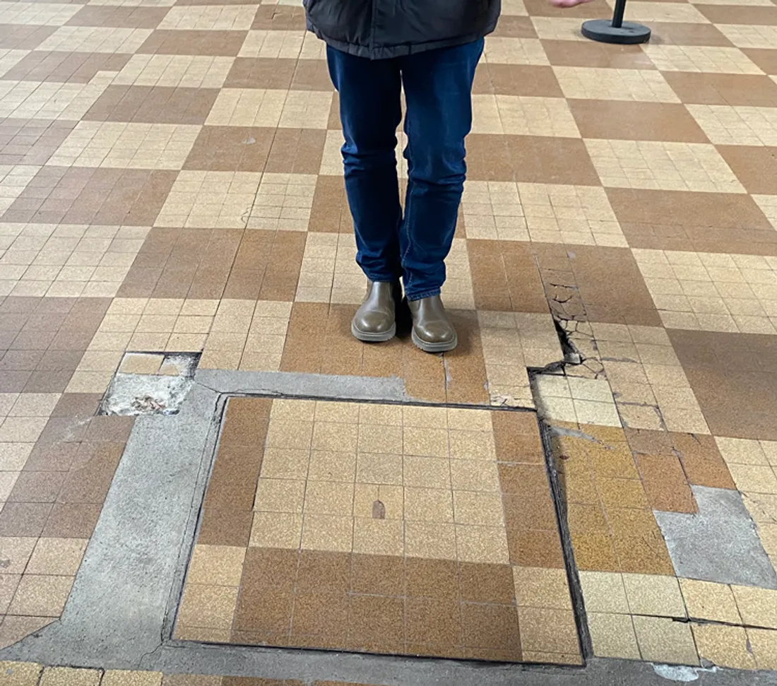 Salle des pendus travaux 