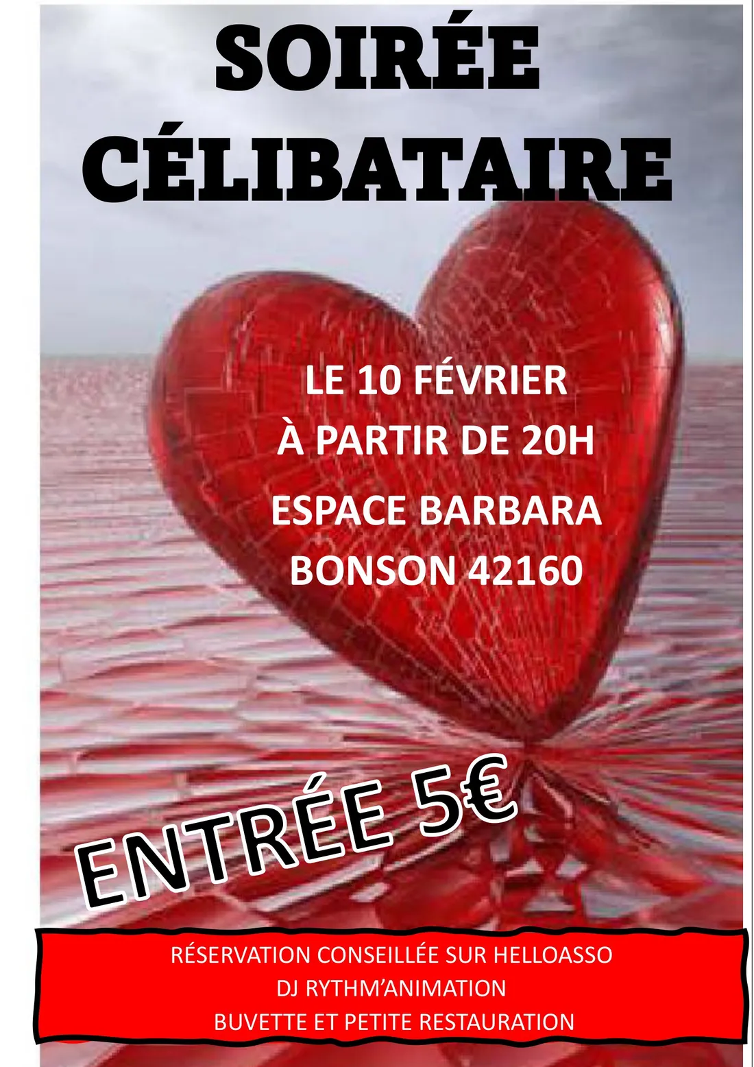 Soirée "Célibataires" à Bonson