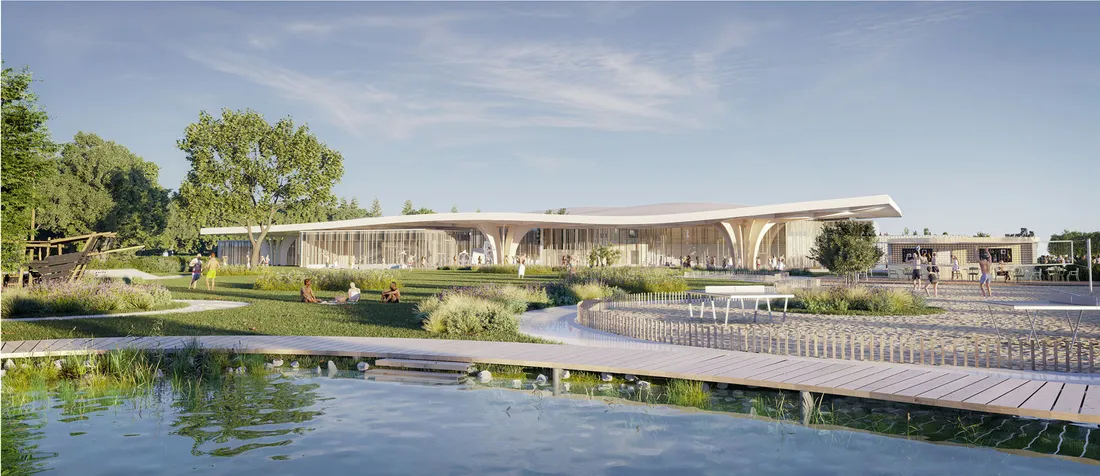 La Can0pée, le centre aqualudique de Riorges