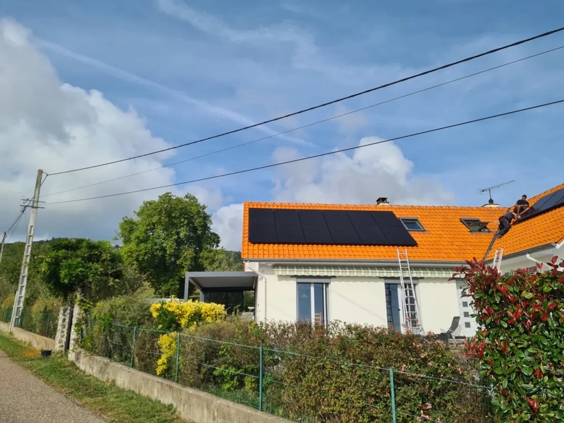 Installation de panneaux solaires