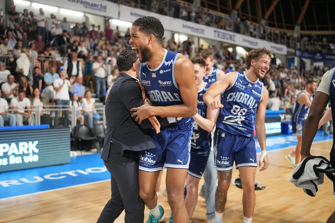 Basket : la joie des Roannais après la victoire à Quimper