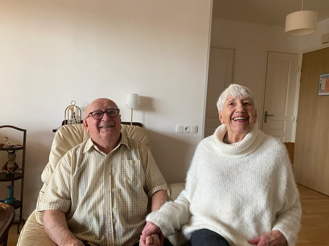 Renée et Paul couple 70 ans mariage