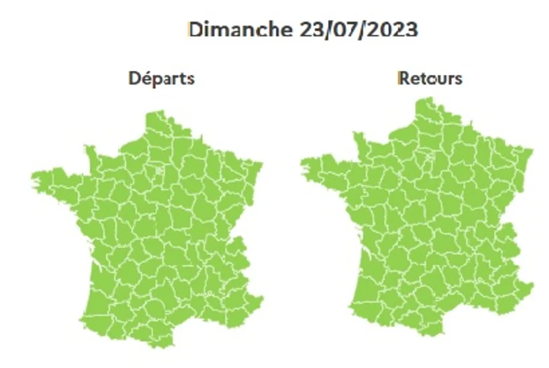 Prévision Bison Futé dimanche