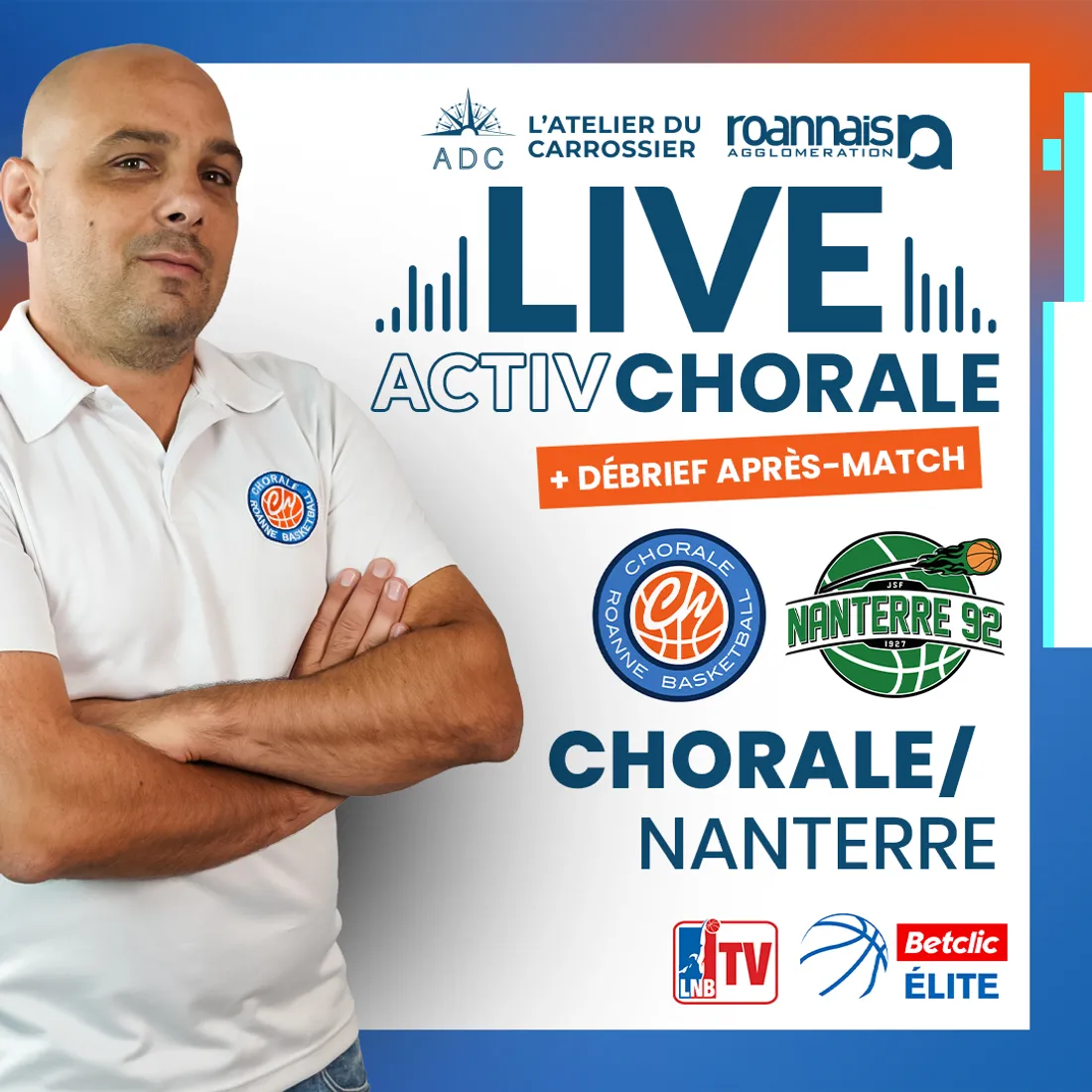 Basket : Chorale - Nanterre sur Activ Roanne