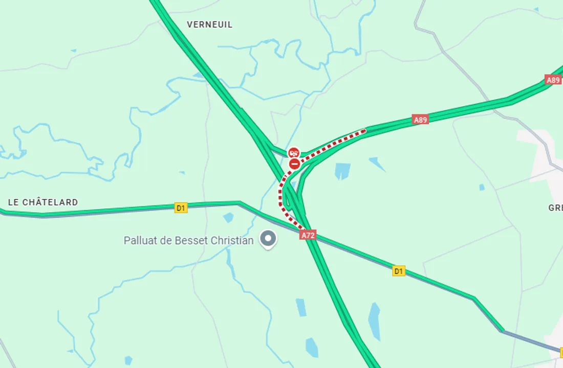 La jonction est fermée.