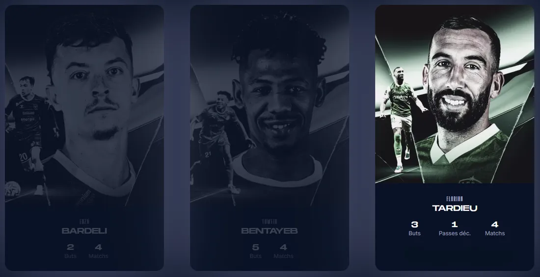 Les 3 joueurs nommés.