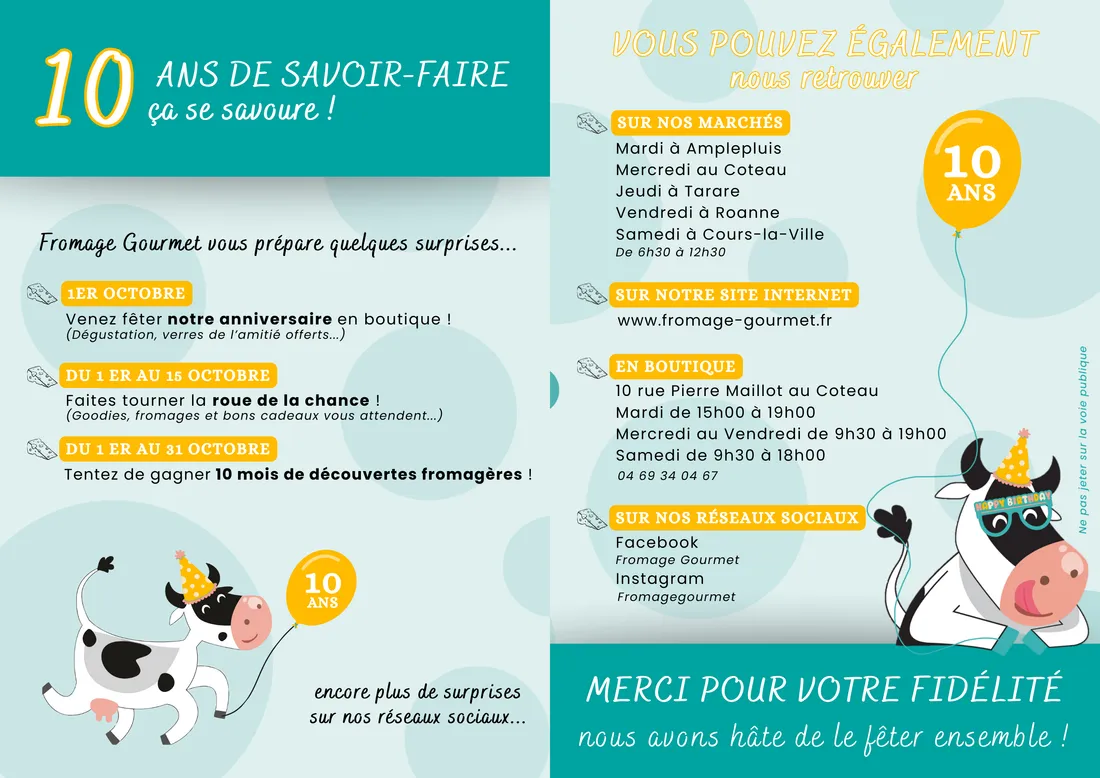 Le programme des festivités en octobre