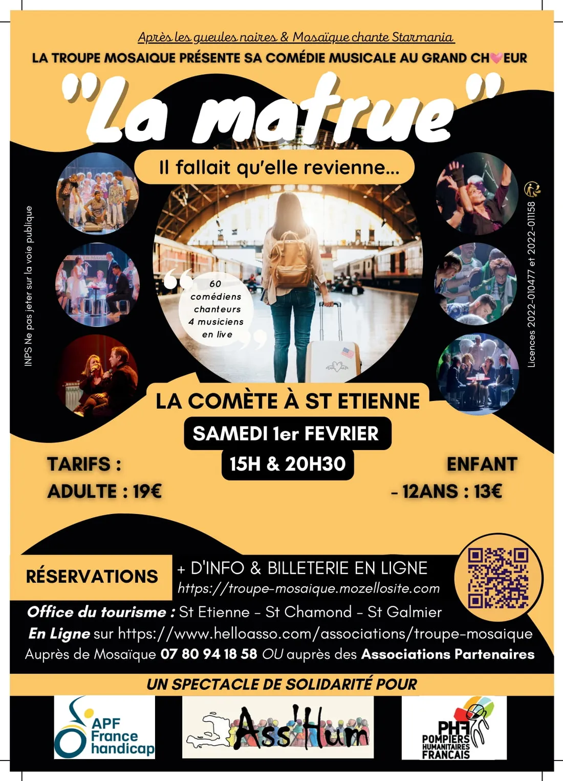 Spectacle "La matrue, il fallait qu'elle revienne..." à St-Etienne