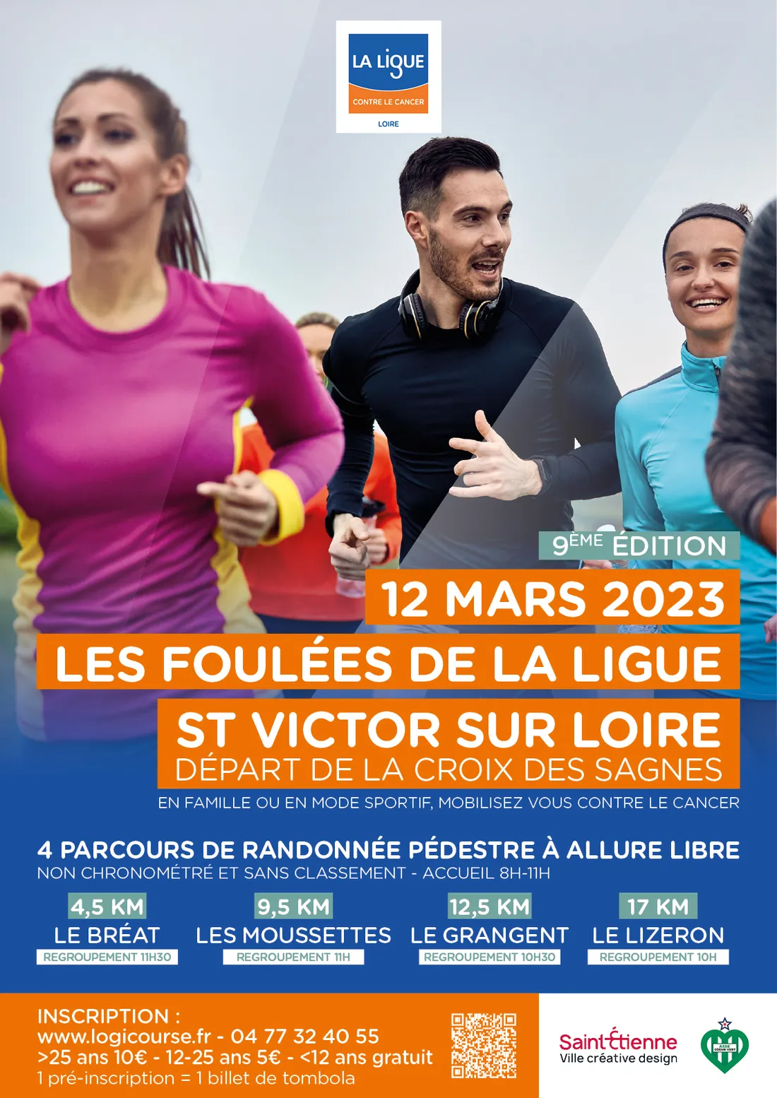 Les Foulées de la Ligue à St-Victor-sur Loire