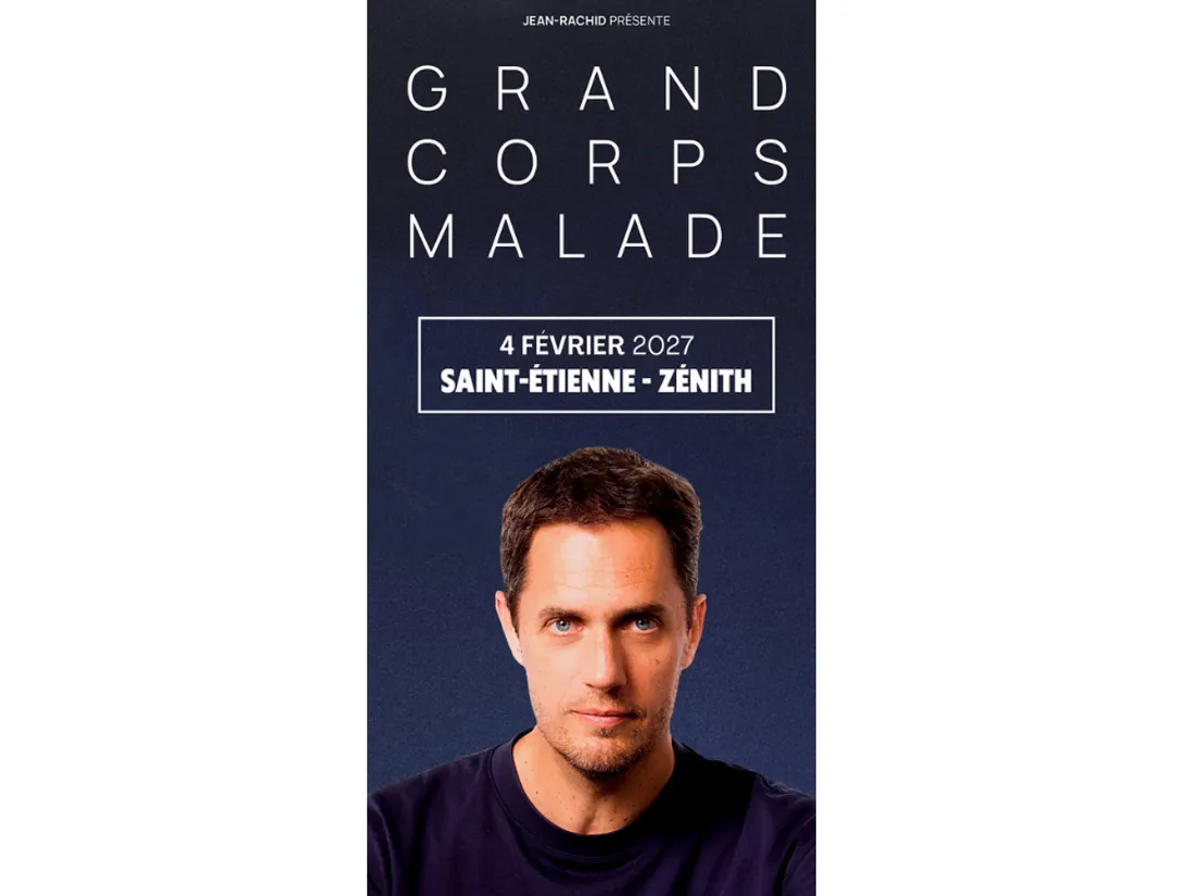 Grand Corps Malade en concert au Zénith de St-Etienne