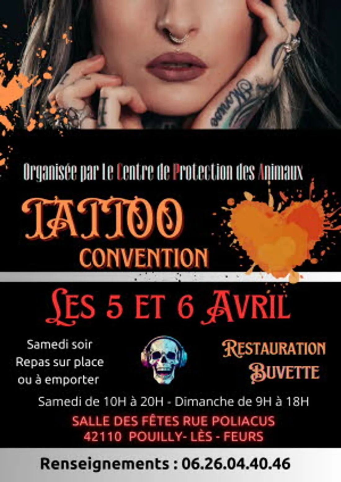 Convention Tattoo à Pouilly-Les-Feurs