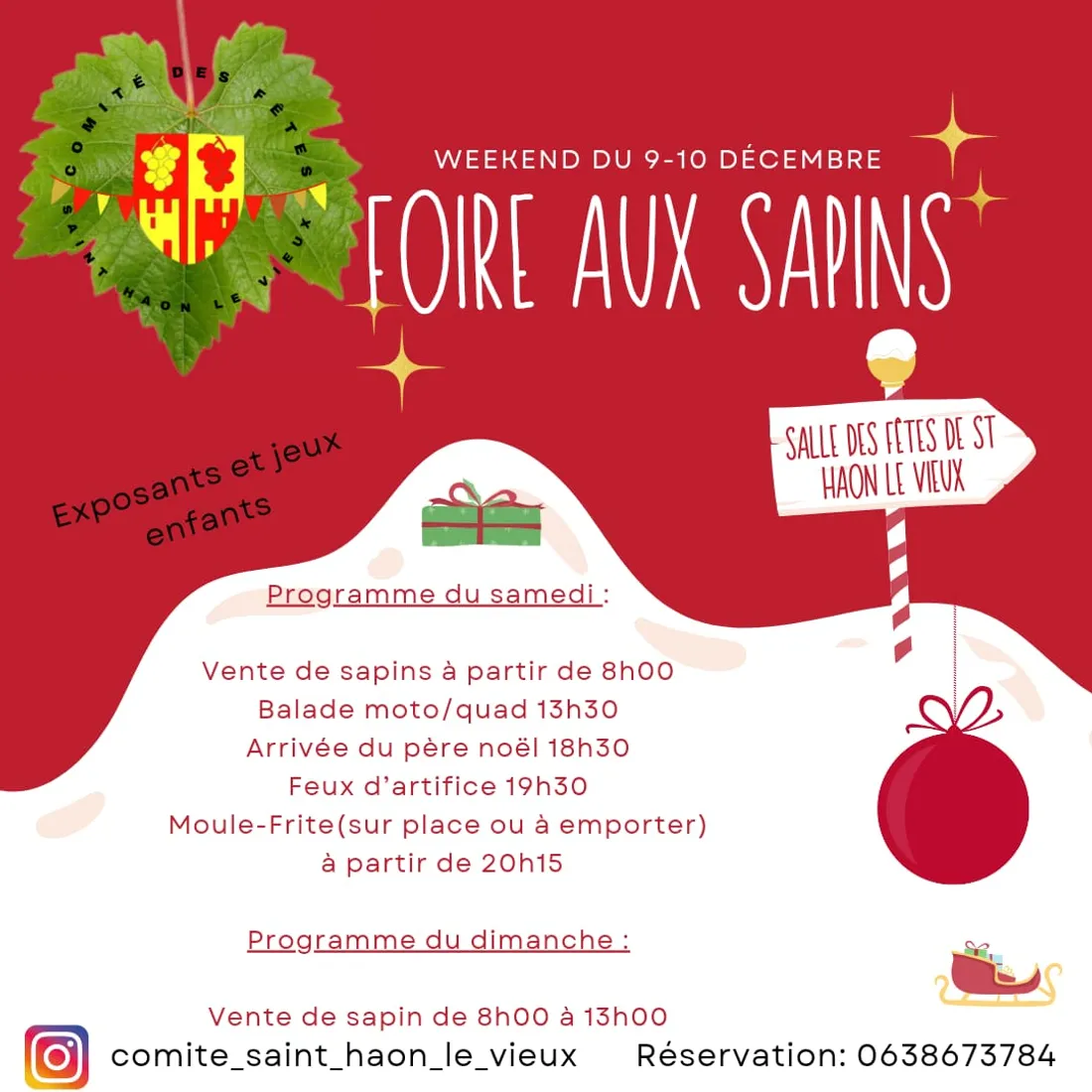 Foire aux Sapins de St-Haon-le-Vieux