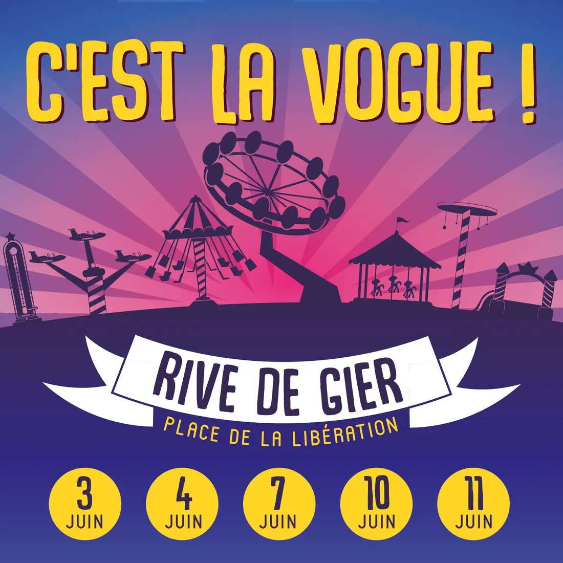Affiche vogue Rive-de-Gier 2023