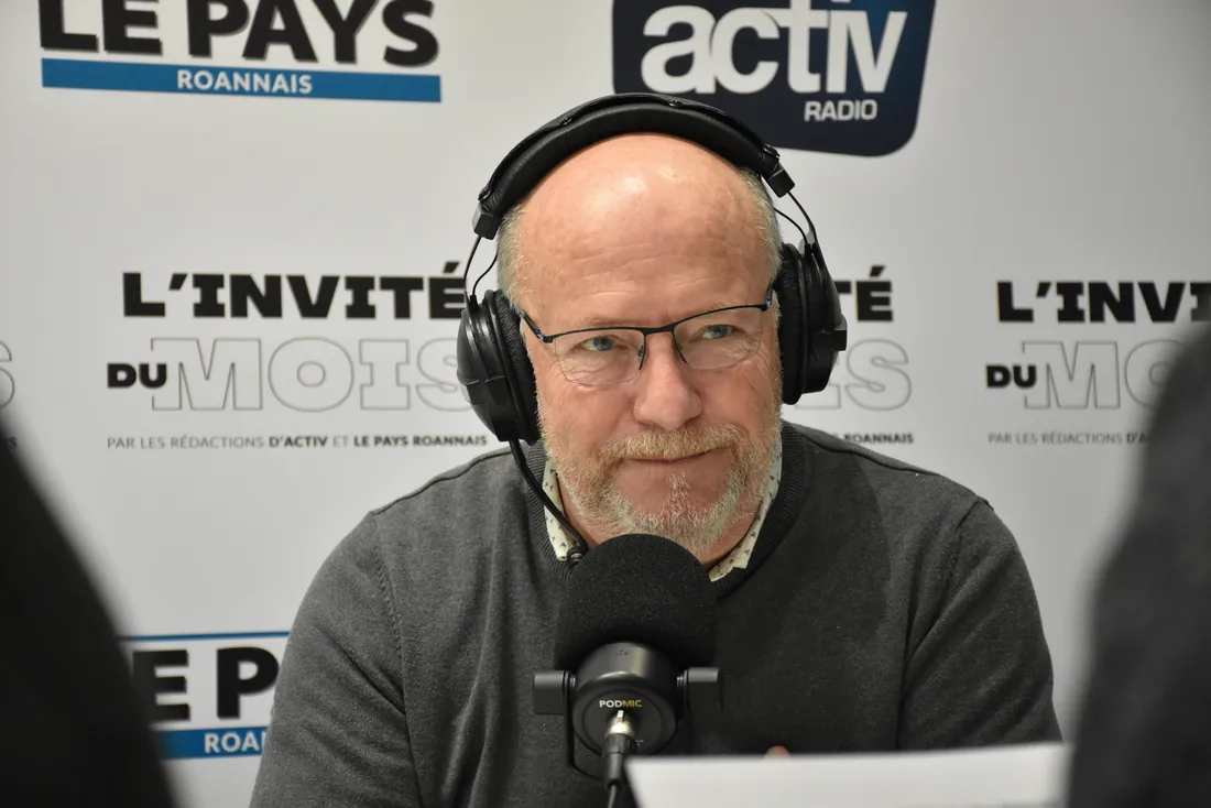 Serge Lenoir (CGT Roanne) invité du mois des rédactions d'Activ et du Pays Roannais
