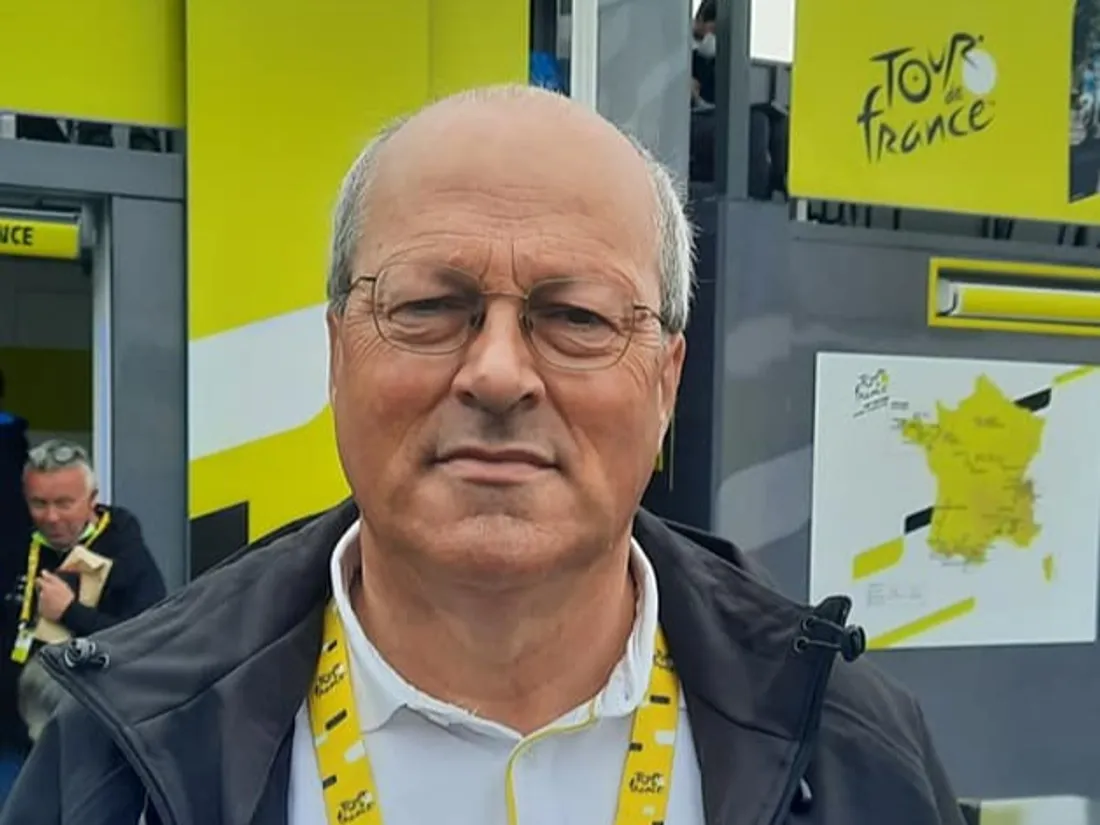 Jean-Claude Comby, speaker du Tour de France