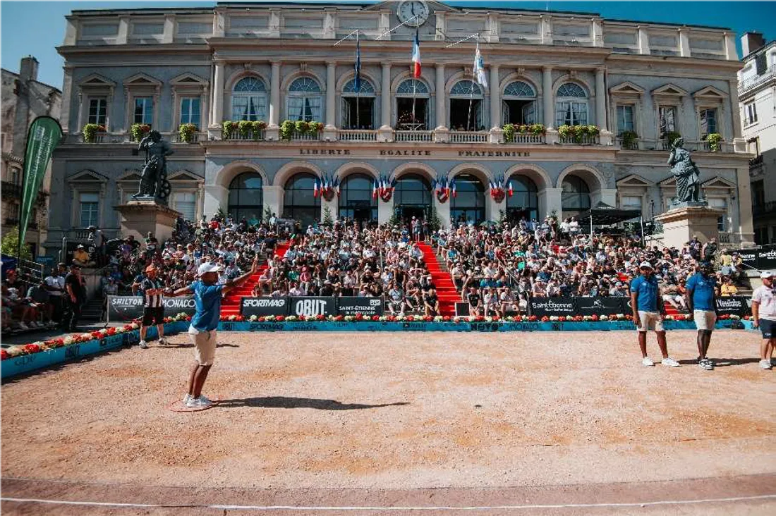 Les Masters de Pétanque à Saint-Etienne. 