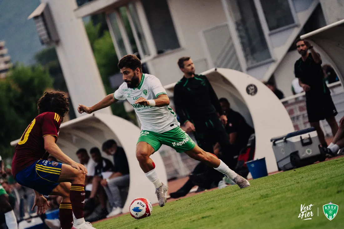 L'ASSE avait disputé une rencontre amicale sur la pelouse d'Aix-les-Bains.