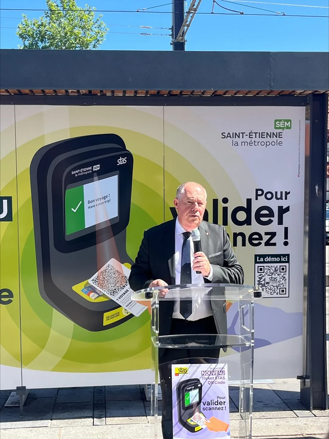 Présentation du nouveau ticket de la STAS