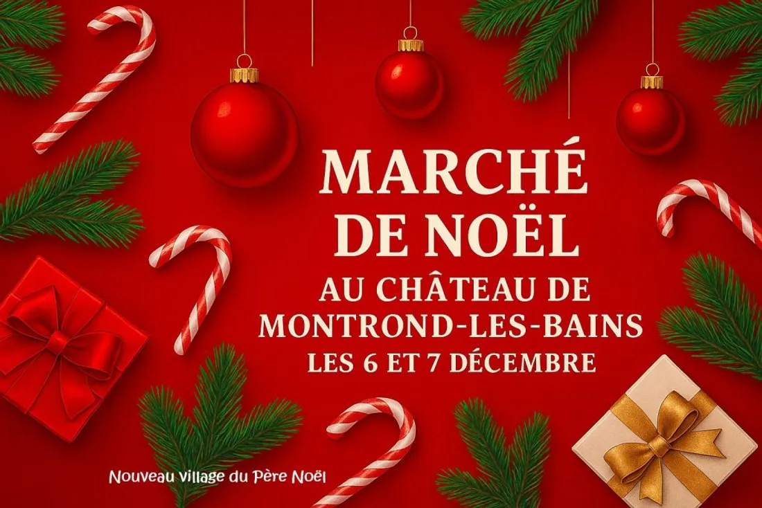 Marché de Noël à Montrond Les Bains