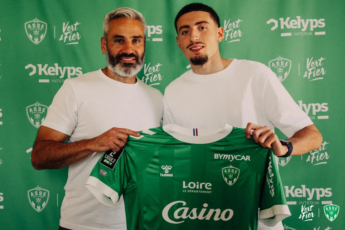 Nadir El Jamali avec Loïc Perrin. 