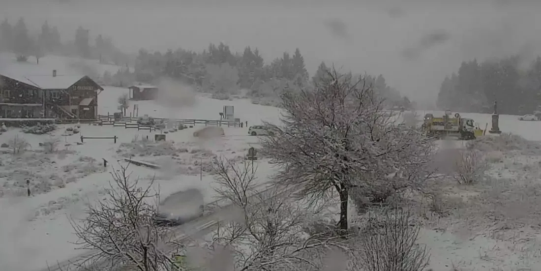 La neige dans le Pilat.