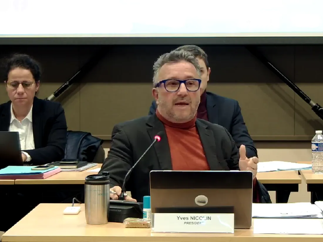Yves Nicolin lors du conseil communautaire