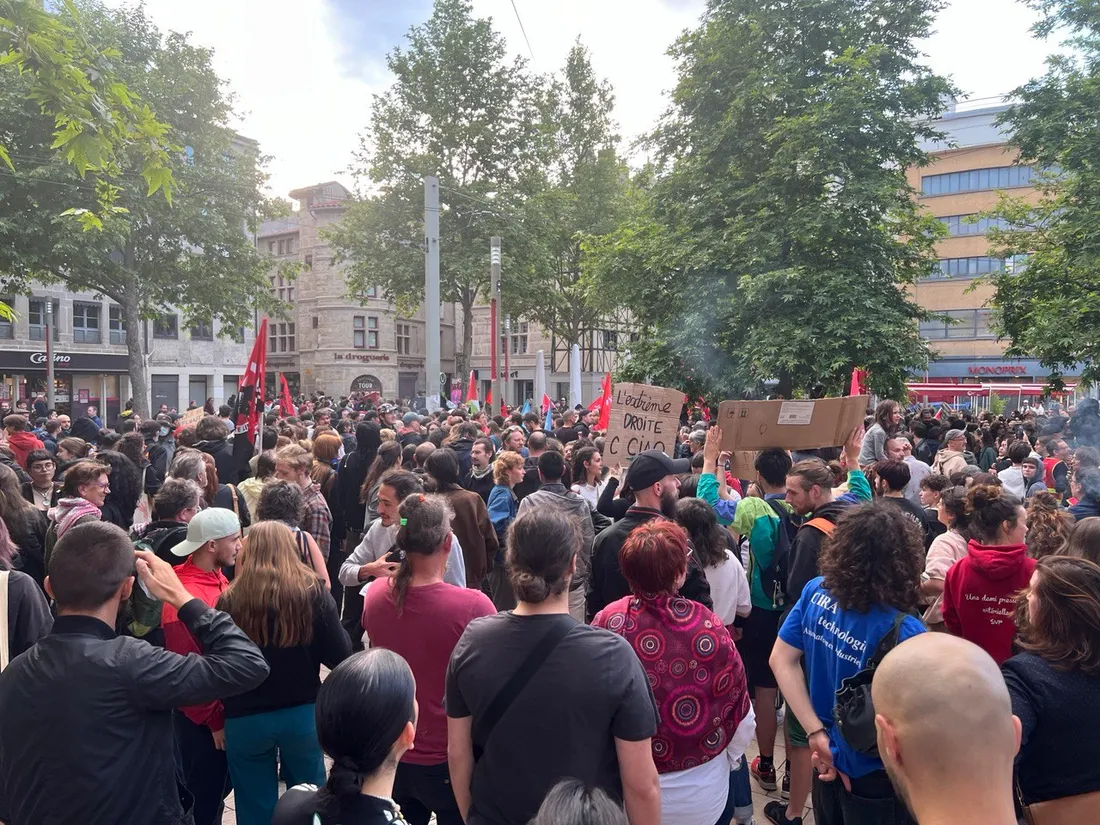 manif contre extreme droite 10 juin 