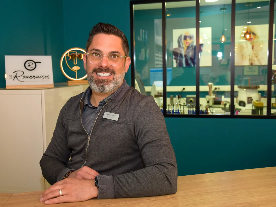 Gregory Simon, opticien et artisan lunetier (Optical Vision Roanne)